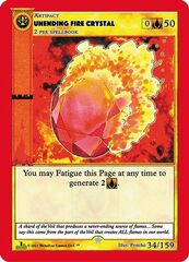 Unending Fire Crystal 34/159 - 1st Edition