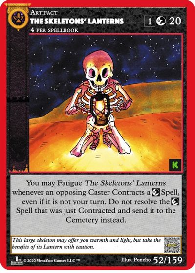 The Skeletons Lanterns 52/159
