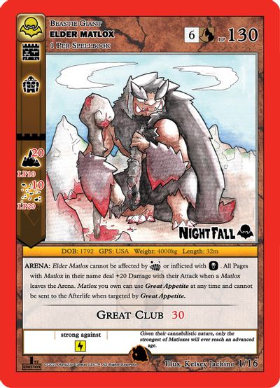 Elder Matlox 1/16 - Sealed Promo