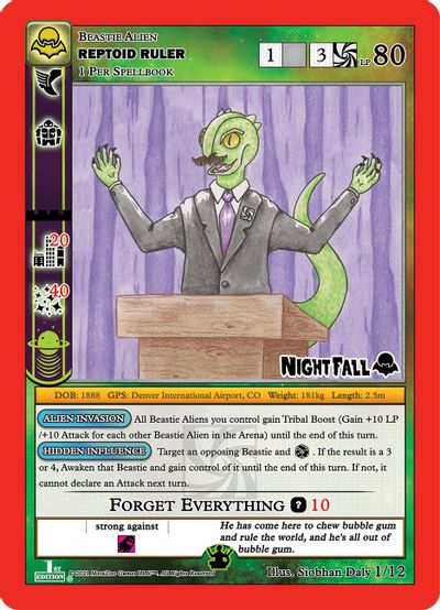 Reptoid Ruler 1/12