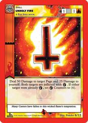 Unholy Fire 6/12