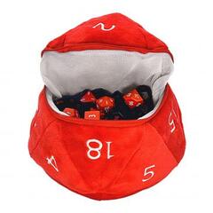 Ultra Pro - Dice Bag Plush D20 Red