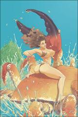 Cavewoman Gone Fishing One Shot Cvr H Raffaele Ricciardi (Net) (A) (STL205019)