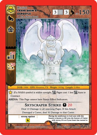 Frank Shaws Gargoyle 9/163 - 1st Edition