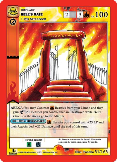 Hells Gate 31/163 - 1st Edition