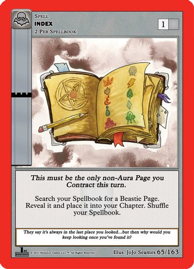 Index 65/163 - 1st Edition