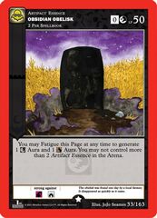 Obsidian Obelisk 33/163 - 1st Edition