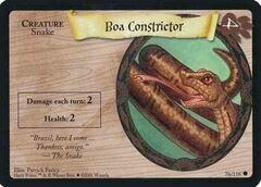 Boa Constrictor - 76/116 - Common