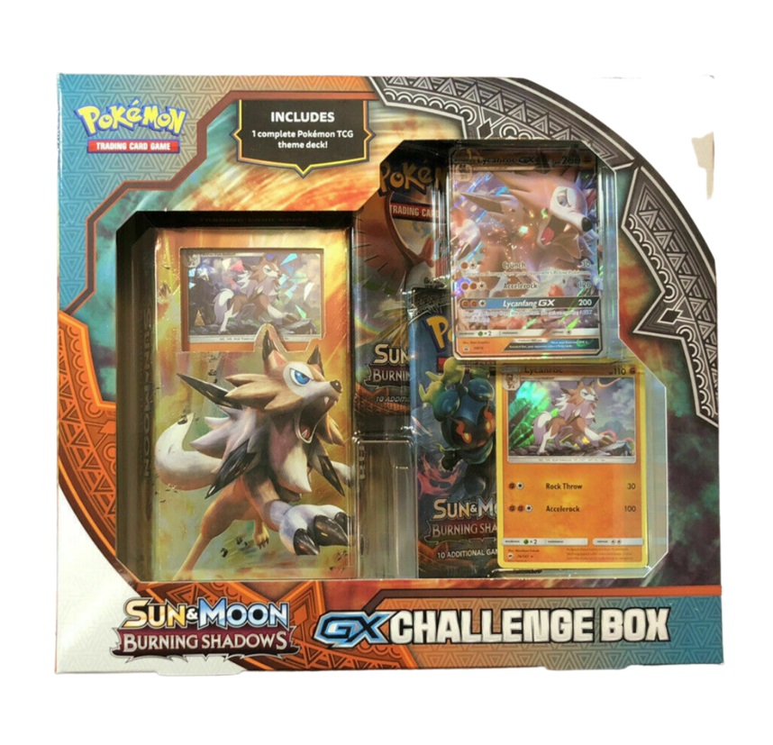 Sun & Moon - Burning Shadows - Lycanroc GX Challenge Box
