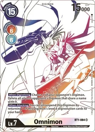 Omnimon - BT1-084 - SR - Alternate Art