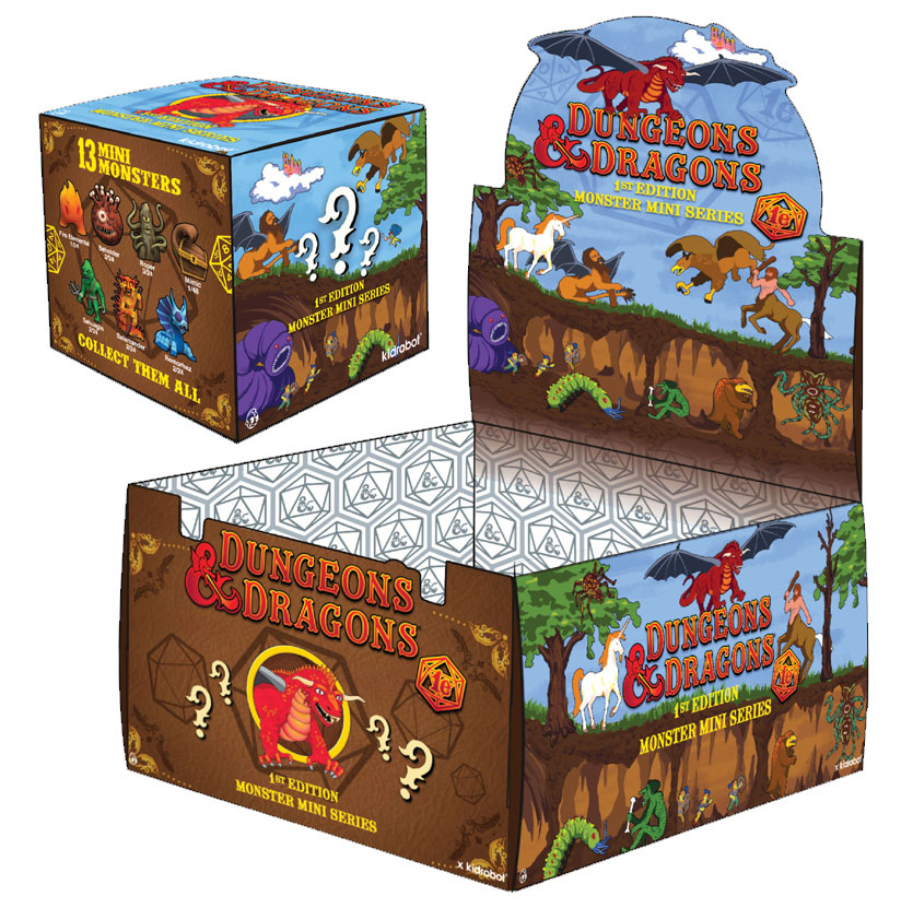 Dungeons & Dragons: Monster Series 1 Display by Kidrobot