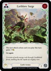 Earthlore Surge (Red) - Rainbow Foil - Unlimited Edition