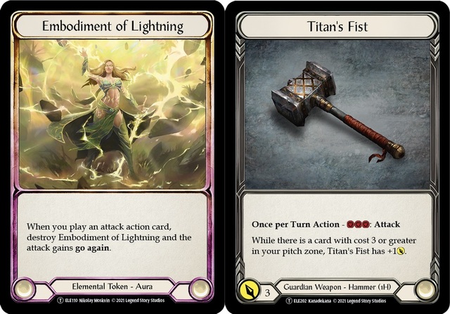 Embodiment of Lightning // Titans Fist - Unlimited Edition