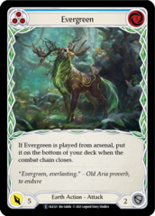 Evergreen (Blue) - Rainbow Foil - Unlimited Edition