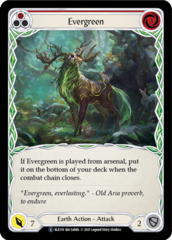 Evergreen (Red) - Rainbow Foil - Unlimited Edition