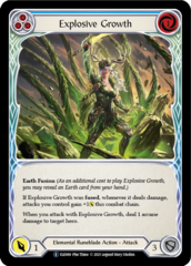 Explosive Growth (Blue) - Rainbow Foil - Unlimited Edition