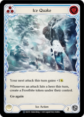 Ice Quake (Blue) - Rainbow Foil - Unlimited Edition