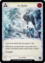 Ice Quake (Yellow) - Rainbow Foil - Unlimited Edition