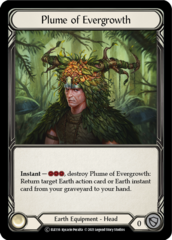 Plume of Evergrowth - Rainbow Foil - Unlimited Edition