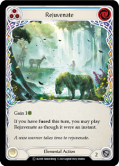 Rejuvenate (Blue) - Rainbow Foil - Unlimited Edition