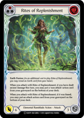 Rites of Replenishment (Red) - Rainbow Foil - Unlimited Edition