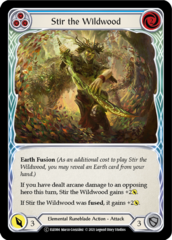 Stir the Wildwood (Blue) - Rainbow Foil - Unlimited Edition