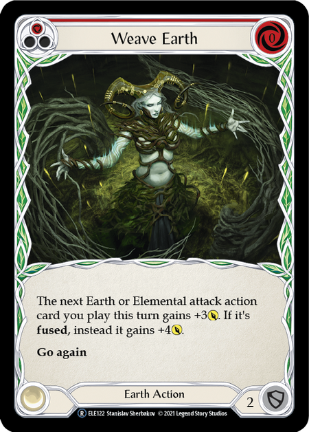 Weave Earth (Red) - Rainbow Foil - Unlimited Edition