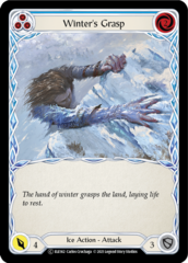 Winter's Grasp (Blue) - Rainbow Foil - Unlimited Edition