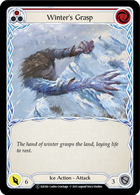 Winters Grasp (Red) - Rainbow Foil - Unlimited Edition