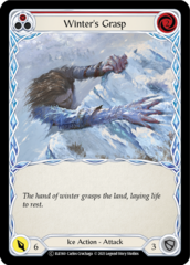 Winter's Grasp (Red) - Rainbow Foil - Unlimited Edition