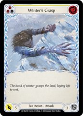 Winter's Grasp (Yellow) - Rainbow Foil - Unlimited Edition