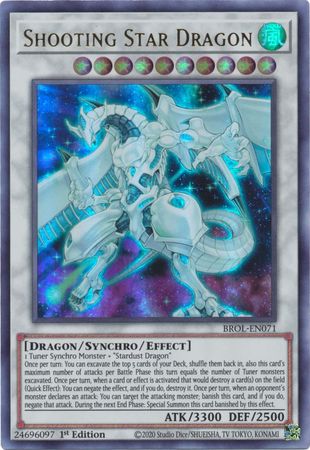 Dragon etoile filante - BROL-EN071 - Ultra rare - 1ere edition // Battles of Legend: Brothers of Legend - BROL