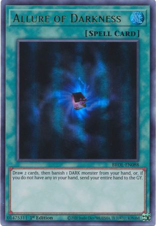 Allure of Darkness - BROL-EN088 - Ultra Rare - 1st Edition Allure of Darkness - BROL-EN088 - Ultra Rare - 1st Edition