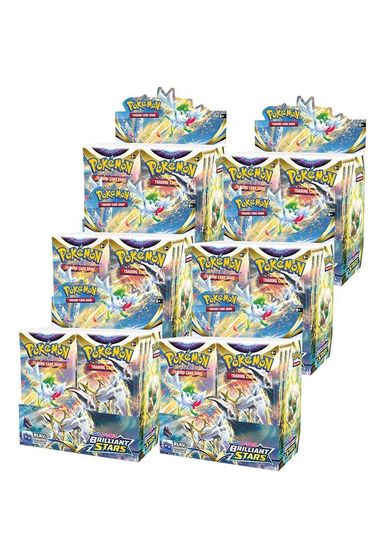 Sword & Shield - Brilliant Stars Booster Case (6 Display Box)