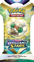 [DEPRECATED] Sword & Shield - Brilliant Stars Sleeved Booster Pack - Whimsicott VSTAR