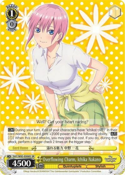 Overflowing Charm, Ichika Nakano - 5HY/W83-E008S - SR