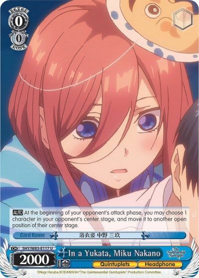 In a Yukata, Miku Nakano - 5HY/W83-E117 - U