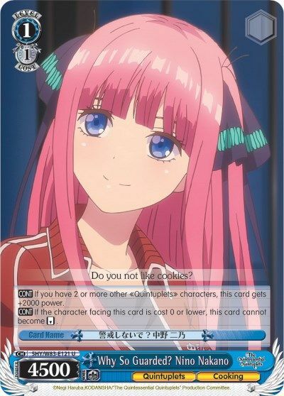 Why So Guarded? Nino Nakano - 5HY/W83-E121 - U