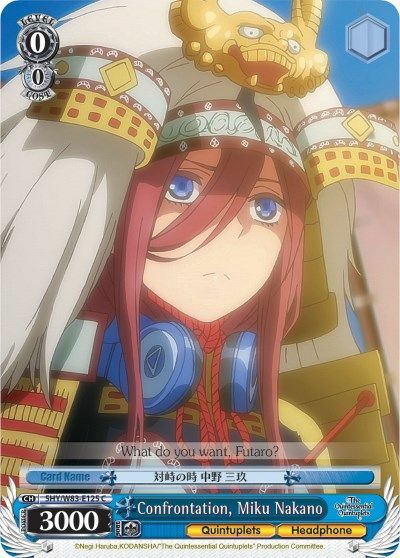 Confrontation, Miku Nakano - 5HY/W83-E124 - C
