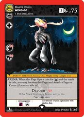 Wendigo 5/163 - Reverse Holo - 1st Edition