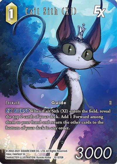 Cait Sith (XI) EX - 15-070R - Full Art