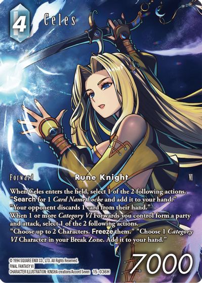 Celes - 15-036H - Full Art
