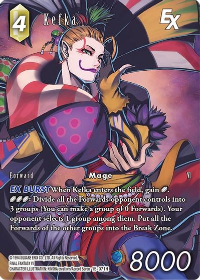 Kefka EX - 15-071H - Full Art