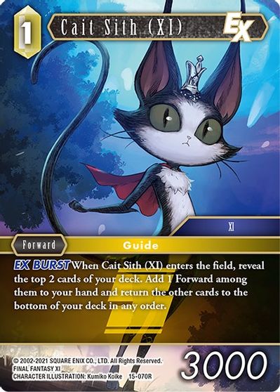 Cait Sith (XI) EX - 15-070R - Foil