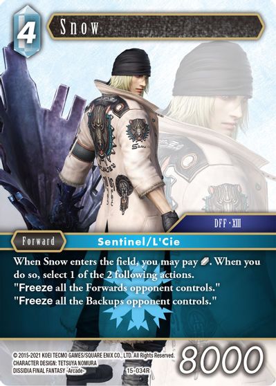 Snow - 15-034R - Foil
