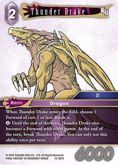 Thunder Drake - 15-091C - Foil