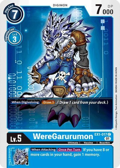 WereGarurumon - EX1-017 - C