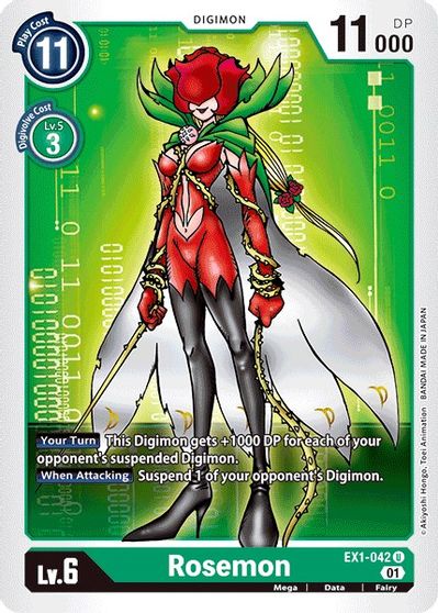 Rosemon - EX1-042 - U // EX01 : Collection Classique // EX01: Classic Collection Rosemon - EX1-042 - U // EX01 : Collection Classique // EX01: Classic Collection