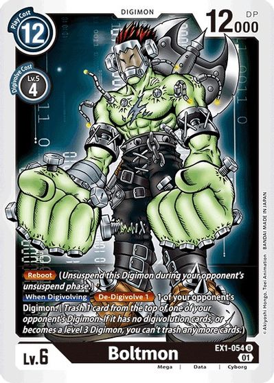 Boltmon - EX1-054 - U // EX01 : Collection Classique // EX01: Classic Collection