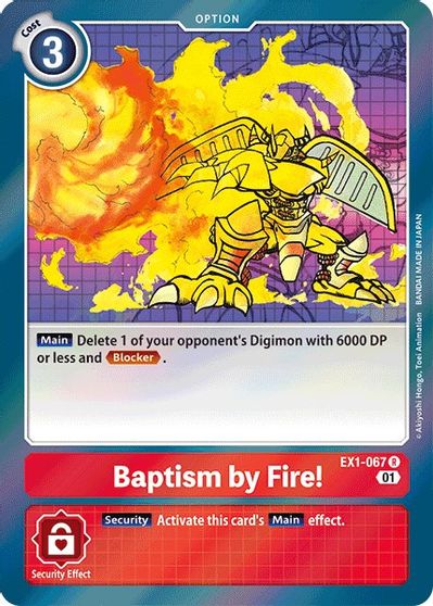 Baptism by Fire! - EX1-067 - R